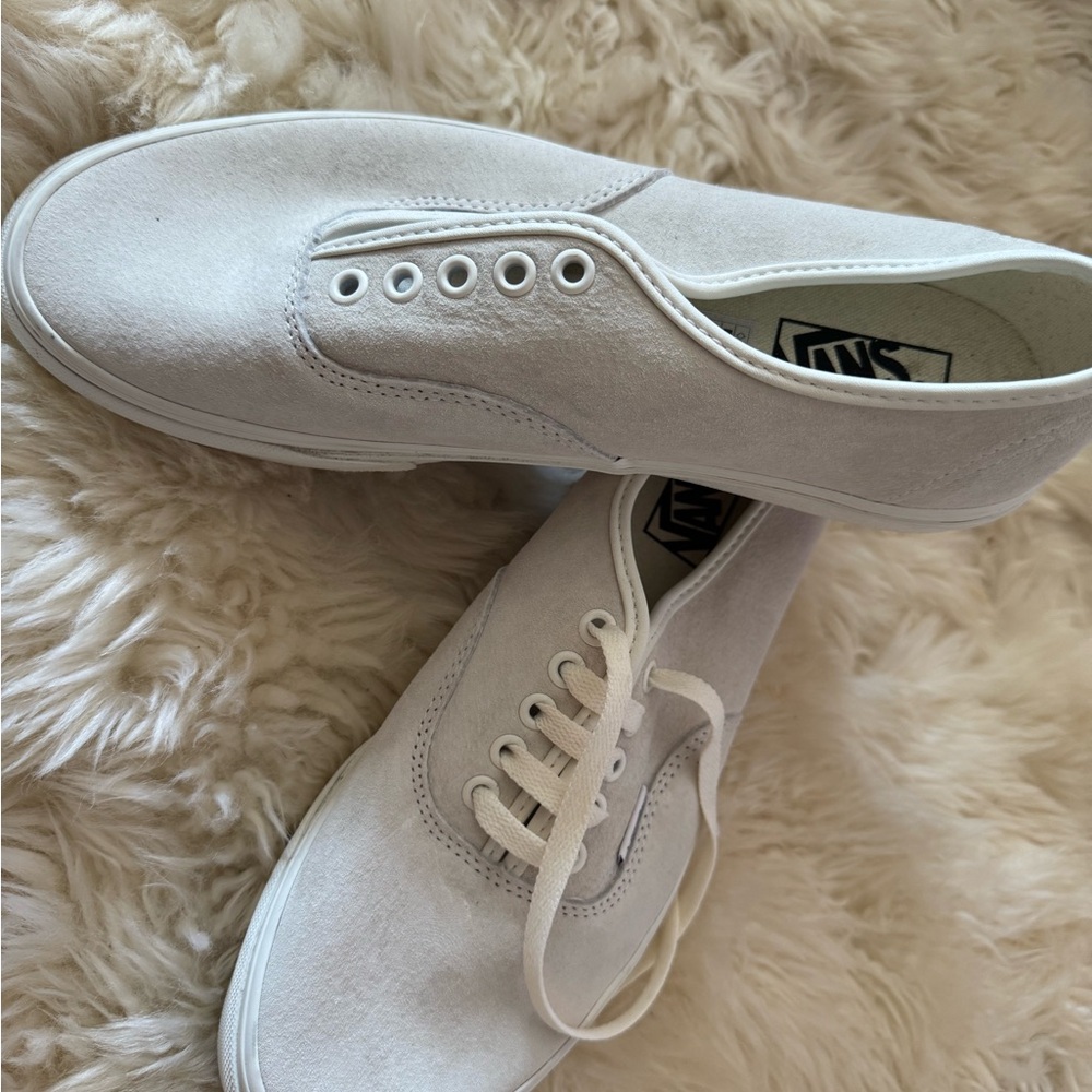 Vans Off-White Suede  Lace-Up Sneakers
